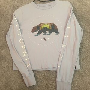 Cropped Purple Long Sleeve(WILLING TO NEGOTIATE $)